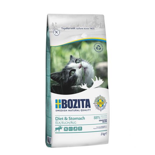 Bozita Cat Diet & Stomach Grain free Elk 2 kg