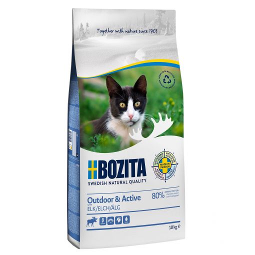 Bozita Cat Outdoor & Active Elk 10 kg