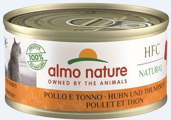 Almo Nature HFC Natural Huhn & Thunfisch 70g (Menge: 24 je Bestelleinheit)
