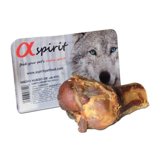 alpha spirit Dog Schinkenknochen halb 1 Stück (Menge: 36 je Bestelleinheit)