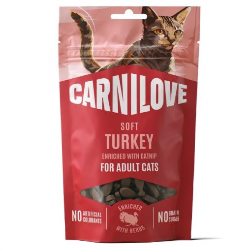 Carnilove Cat Soft Snack Turkey with Catnip 50g
