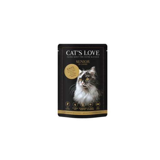 Cats Love PB Senior Ente 85g (Menge: 12 je Bestelleinheit)