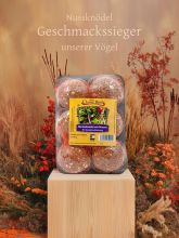 Classic Bird Garten Nussknödel 6 Stück auf Tablett (Menge: 16 je Bestelleinheit)