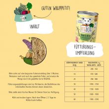 VEGDOG Senior Erbsen & Hirse 800g (Menge: 6 je Bestelleinheit)