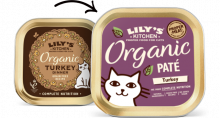 Lilys Kitchen Cat Organic Dinner Pate Turkey 85g (Menge: 19 je Bestelleinheit)
