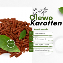 Olewo Karotten-Pellet 4 x 5 kg Sparpaket