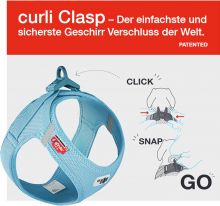 Curli Clasp Vest Harness Alpine Light Gray XL