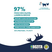 Bozita Purely Paté mit Lamm 370 g (Menge: 6 je Bestelleinheit)