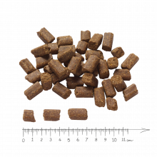 Abbildung der Kroketten des Hundefutters Markus Mhle Black Angus Junior