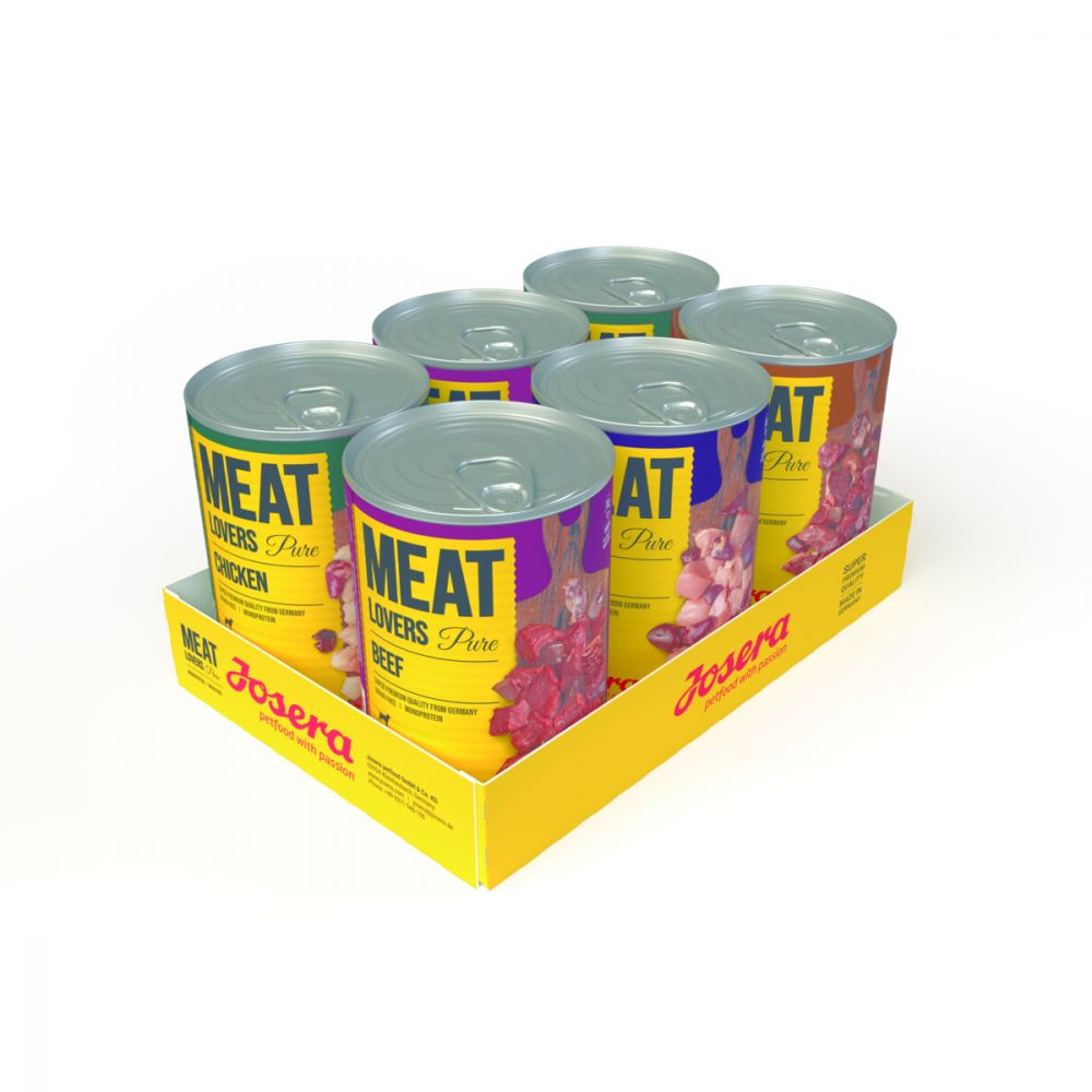 Josera Meatlovers Puur 24 x 400 g voordeelpakket Aantrekkelijke prijzen