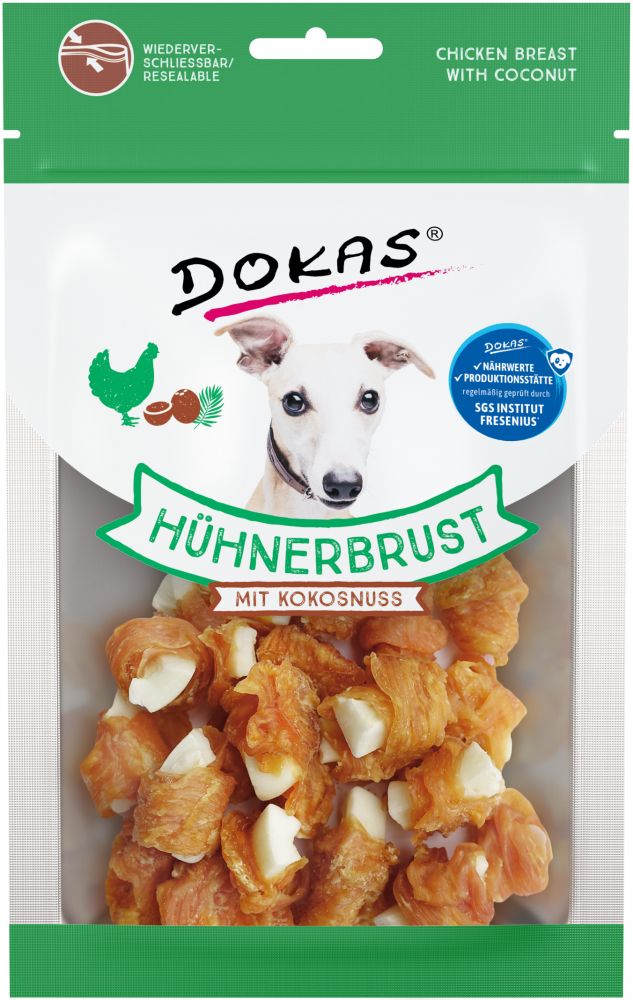 Dokas Dog Hühnerbrustfilet mit Ente 220 g