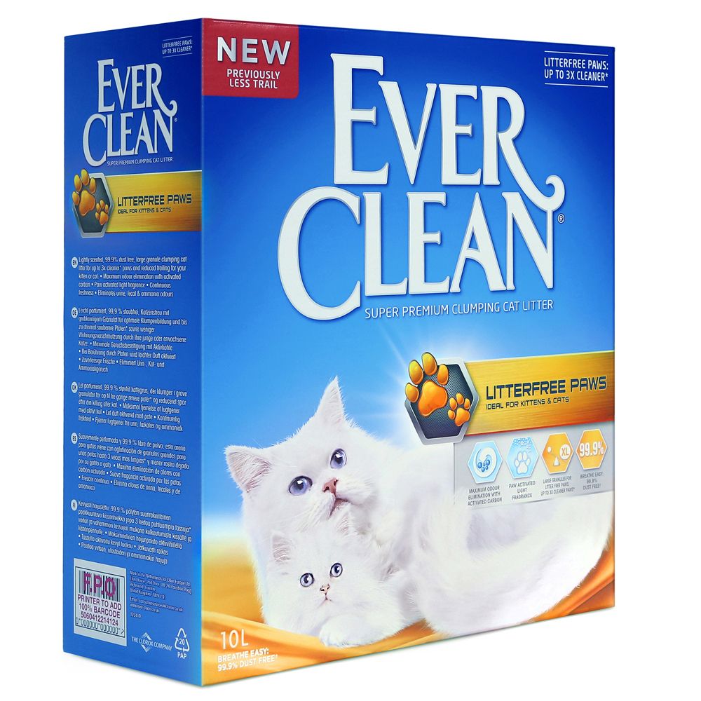 Fresh Step Clean Paws Clumping Cat Litter, 18 Pound 12.34 (REG 22.50