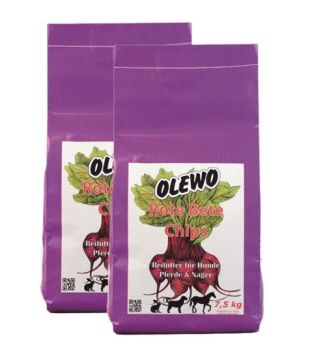 OLEWO Rote Bete-Chips 2 x 7,5 kg Doppelpack OLEWO Rote Bete-Chips 2 x 7,5 kg Doppelpack