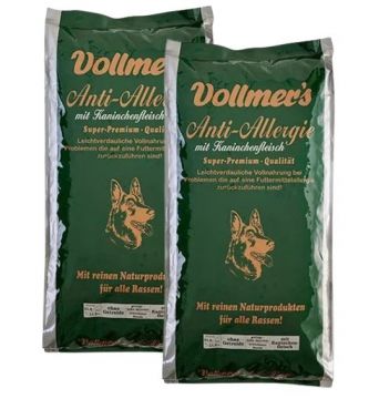 Vollmers Anti Allergie mit Kaninchen 2 x 15 kg