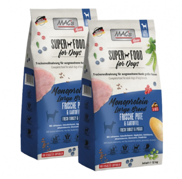 MACs Dog Mono Large Breed 2 x 12kg Sparpaket