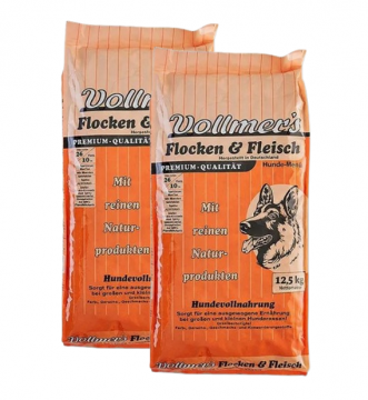 Vollmers Flocken & Fleisch 2 x 12,5 kg