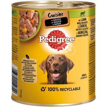 Pedigree Dose Cuisine in Sauce Lamm, Nudeln & Karotten 800g (Menge: 12 je Bestelleinheit) Pedigree Dose Cuisine in Sauce Lamm, Nudeln & Karotten 800g (Menge: 12 je Bestelleinheit)