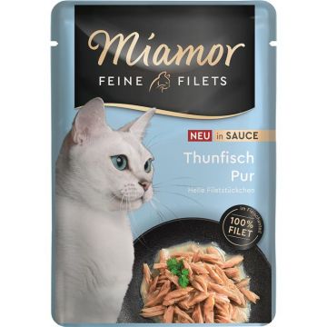 Miamor PB Feine Filets Thunfisch in Sauce 100g (Menge: 24 je Bestelleinheit) Miamor PB Feine Filets Thunfisch in Sauce 100g (Menge: 24 je Bestelleinheit)