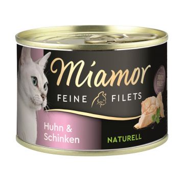 Miamor Dose Feine Filets Naturelle Huhn & Schinken 156 g (Menge: 12 je Bestelleinheit) Miamor Dose Feine Filets Naturelle Huhn & Schinken 156 g (Menge: 12 je Bestelleinheit)
