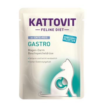 Kattovit PB Feline Diet Gastro Ente & Reis 85g (Menge: 24 je Bestelleinheit) Kattovit PB Feline Diet Gastro Ente & Reis 85g (Menge: 24 je Bestelleinheit)