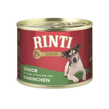 Rinti Dose Gold Senior mit Kaninchen 185 g (Menge: 12 je Bestelleinheit) Rinti Dose Gold Senior mit Kaninchen 185 g (Menge: 12 je Bestelleinheit)