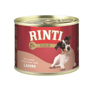 Rinti Dose Gold mit Lamm 185 g (Menge: 12 je Bestelleinheit) Rinti Dose Gold mit Lamm 185 g (Menge: 12 je Bestelleinheit)