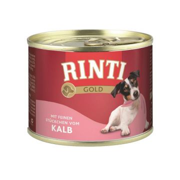 Rinti Dose Gold mit Kalb 185 g (Menge: 12 je Bestelleinheit) Rinti Dose Gold mit Kalb 185 g (Menge: 12 je Bestelleinheit)
