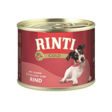 Rinti Dose Gold mit Rind 185 g (Menge: 12 je Bestelleinheit) Rinti Dose Gold mit Rind 185 g (Menge: 12 je Bestelleinheit)