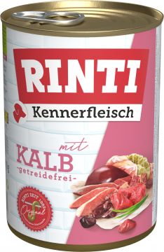Rinti Dose Kennerfleisch Kalb 400 g (Menge: 24 je Bestelleinheit) Rinti Dose Kennerfleisch Kalb 400 g (Menge: 24 je Bestelleinheit)