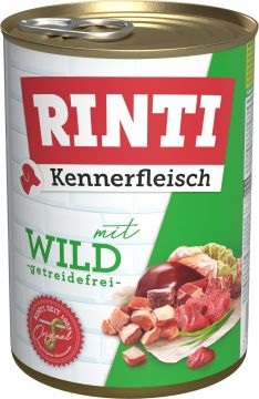 Rinti Dose Kennerfleisch Wild 400 g (Menge: 24 je Bestelleinheit) Rinti Dose Kennerfleisch Wild 400 g (Menge: 24 je Bestelleinheit)