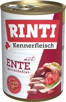 Rinti Dose Kennerfleisch Ente 400 g (Menge: 24 je Bestelleinheit) Rinti Dose Kennerfleisch Ente 400 g (Menge: 24 je Bestelleinheit)