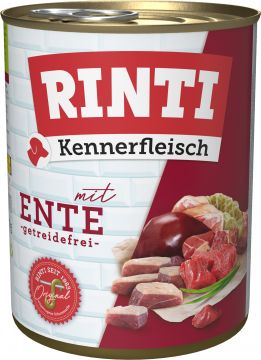Rinti Dose Kennerfleisch Ente 800 g (Menge: 12 je Bestelleinheit) Rinti Dose Kennerfleisch Ente 800 g (Menge: 12 je Bestelleinheit)