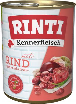 Rinti Dose Kennerfleisch Rind 800 g (Menge: 12 je Bestelleinheit) Rinti Dose Kennerfleisch Rind 800 g (Menge: 12 je Bestelleinheit)