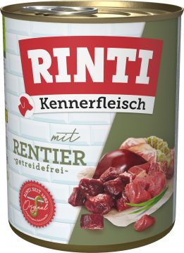 Rinti Dose Kennerfleisch Rentier 800 g (Menge: 12 je Bestelleinheit) Rinti Dose Kennerfleisch Rentier 800 g (Menge: 12 je Bestelleinheit)