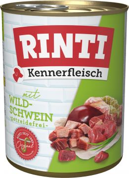 Rinti Dose Kennerfleisch Wildschwein 800 g (Menge: 12 je Bestelleinheit) Rinti Dose Kennerfleisch Wildschwein 800 g (Menge: 12 je Bestelleinheit)