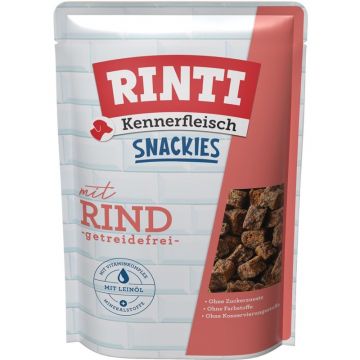 Rinti Kennerfleisch Snackies Adult Rind 225g (Menge: 5 je Bestelleinheit)