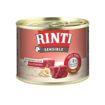 Rinti Dose Sensible Rind & Reis 185 g (Menge: 12 je Bestelleinheit) Rinti Dose Sensible Rind & Reis 185 g (Menge: 12 je Bestelleinheit)