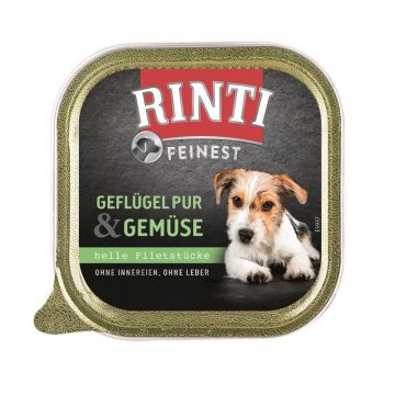 Rinti Schale Feinest Geflügel pur & Gemüse 150 g (Menge: 11 je Bestelleinheit) Rinti Schale Feinest Geflügel pur & Gemüse 150 g (Menge: 11 je Bestelleinheit)
