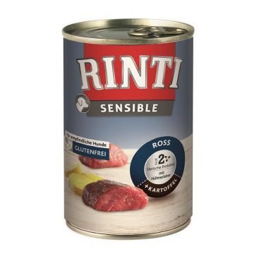 Rinti Dose Sensible Ross, Hühnerleber & Kartoffel 400 g (Menge: 6 je Bestelleinheit) Rinti Dose Sensible Ross, Hühnerleber & Kartoffel 400 g (Menge: 6 je Bestelleinheit)