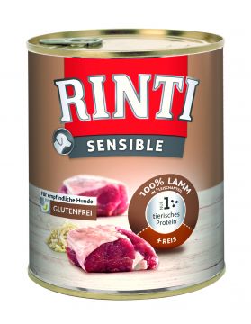 Rinti Dose Sensible Lamm & Reis 800 g (Menge: 6 je Bestelleinheit) Rinti Dose Sensible Lamm & Reis 800 g (Menge: 6 je Bestelleinheit)