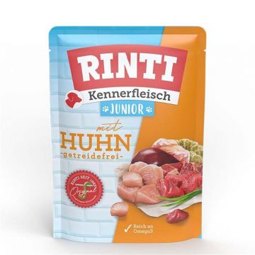 Rinti PB Kennerfleisch Junior mit Huhn 400g (Menge: 10 je Bestelleinheit) Rinti PB Kennerfleisch Junior mit Huhn 400g (Menge: 10 je Bestelleinheit)