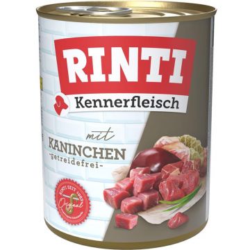 Rinti Dose Kennerfleisch Kaninchen 400g (Menge: 12 je Bestelleinheit) Rinti Dose Kennerfleisch Kaninchen 400g (Menge: 12 je Bestelleinheit)