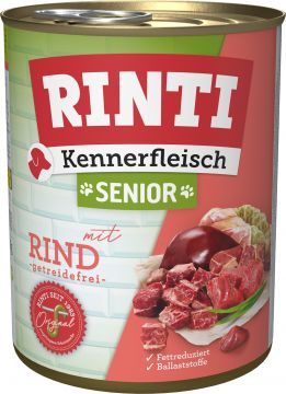Rinti Dose Kennerfleisch Senior Rind 800 g (Menge: 12 je Bestelleinheit) Rinti Dose Kennerfleisch Senior Rind 800 g (Menge: 12 je Bestelleinheit)