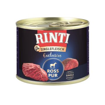 Rinti Dose Singlefleisch Exclusive Ross Pur 185 g (Menge: 12 je Bestelleinheit) Rinti Dose Singlefleisch Exclusive Ross Pur 185 g (Menge: 12 je Bestelleinheit)