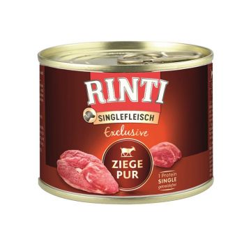Rinti Dose Singlefleisch Exclusive Ziege Pur 185 g (Menge: 12 je Bestelleinheit) Rinti Dose Singlefleisch Exclusive Ziege Pur 185 g (Menge: 12 je Bestelleinheit)
