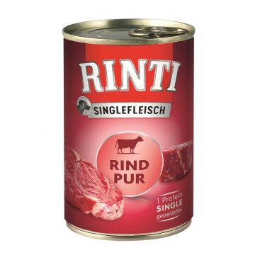 Rinti Dose Singlefleisch Rind pur 400 g (Menge: 12 je Bestelleinheit) Rinti Dose Singlefleisch Rind pur 400 g (Menge: 12 je Bestelleinheit)