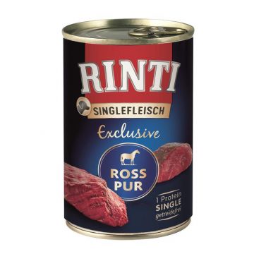 Rinti Dose Singlefleisch Exclusive Ross pur 400 g (Menge: 12 je Bestelleinheit) Rinti Dose Singlefleisch Exclusive Ross pur 400 g (Menge: 12 je Bestelleinheit)