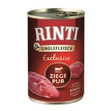 Rinti Dose Singlefleisch Exclusive Ziege Pur 400 g (Menge: 12 je Bestelleinheit) Rinti Dose Singlefleisch Exclusive Ziege Pur 400 g (Menge: 12 je Bestelleinheit)