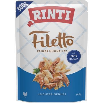 Rinti P.B. Filetto Huhn & Ente in Jelly 300g (Menge: 6 je Bestelleinheit) Rinti P.B. Filetto Huhn & Ente in Jelly 300g (Menge: 6 je Bestelleinheit)