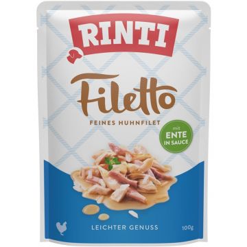 Rinti P.B. Filetto Huhn & Ente in Sauce 100g (Menge: 24 je Bestelleinheit) Rinti P.B. Filetto Huhn & Ente in Sauce 100g (Menge: 24 je Bestelleinheit)